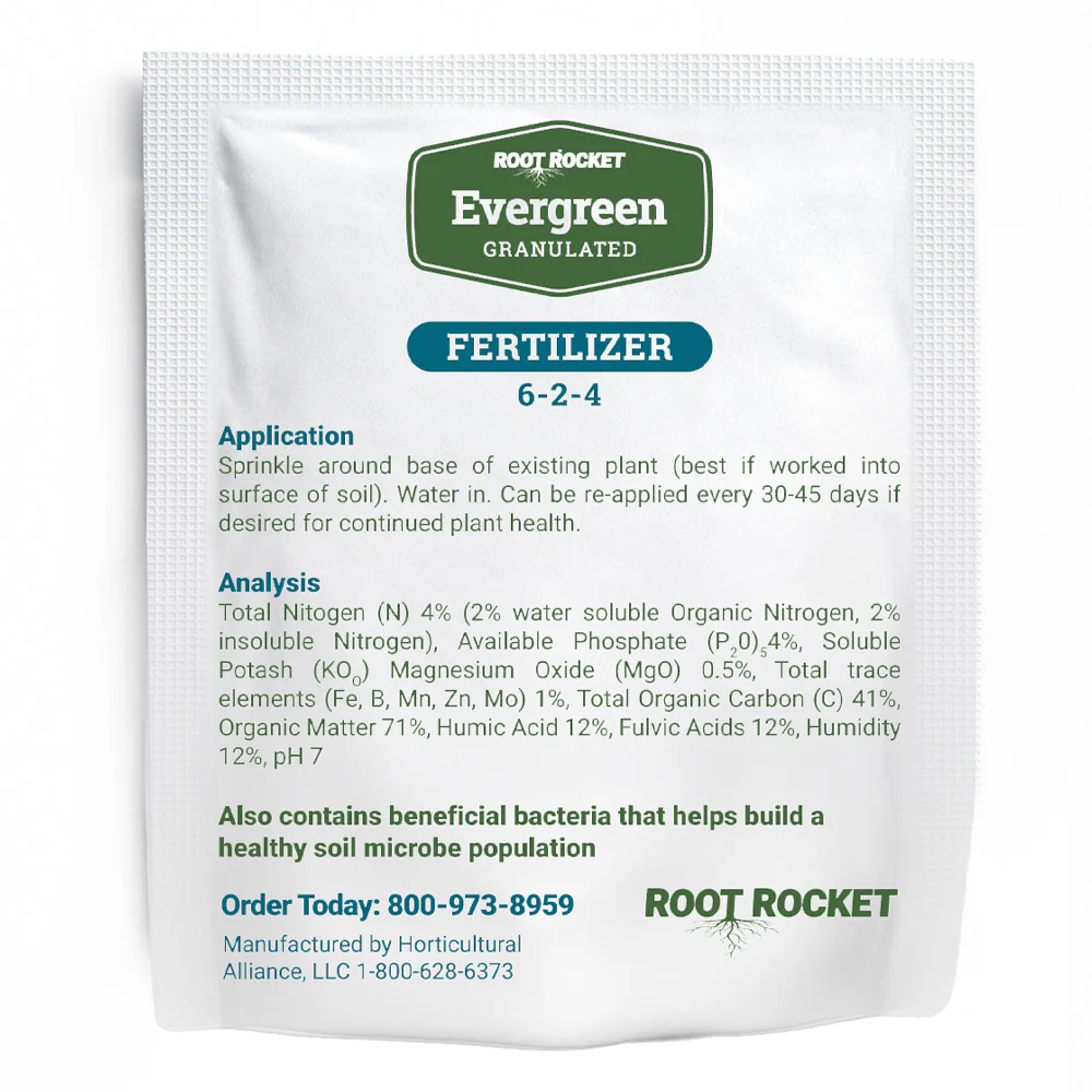 From Roots To Rockets Root Rocket® Evergreen Fertilizer - FastGrowingTrees
